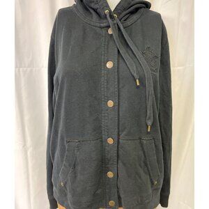 LRL Ralph Lauren Jeans Co. Women's Black Sweater/Hoodie SzL SKU 4207